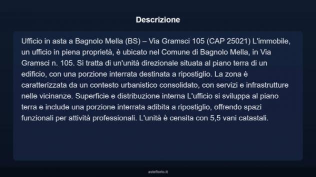 Immobile in asta di 75 m² in vendita a Bagnolo Mella - Foto 4