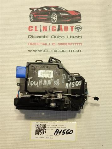 SERRATURA POSTERIORE SINISTRA VOLKSWAGEN Touran 2° Serie 7L0839015D (0710) - Foto 3