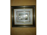 Quadro su Lastra in Argento Con Finitura Oro Roma