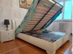 Set completo letto matrimoniale contenitore con comodini  e rete a doghe 160x190