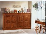 Credenza 4 porte 2 cassetti arte povera cod 11525