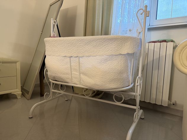 Culla vintage in ferro battuto design classico unica - Foto 6