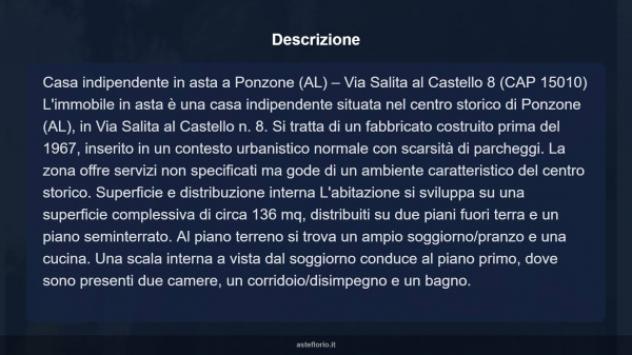 Immobile in asta di 136 m² in vendita a Ponzone - Foto 15