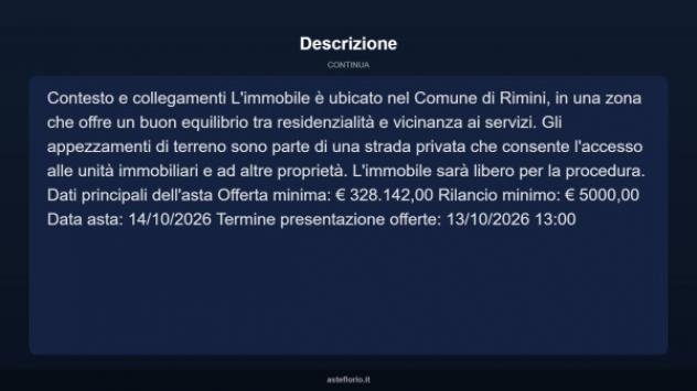 Immobile in asta di 335 m² con più di 5 locali in vendita a Rimini - Foto 12