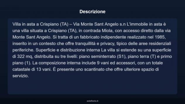 Immobile in asta di 322 m² con più di 5 locali in vendita a Statte - Foto 3
