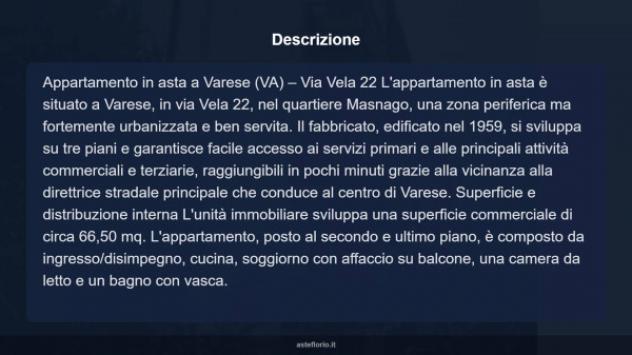 Immobile in asta di 66 m², box auto in vendita a Varese - Foto 11