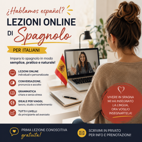 Ripetizioni di spagnolo online