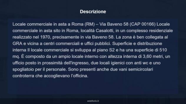 Immobile in asta di 510 m² in vendita a Roma - Foto 4