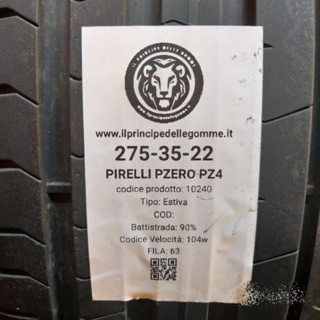 4 gomme 275 35 22 pirelli a10240 - Foto 2