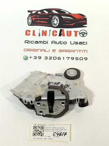SERRATURA ANTERIORE DESTRA TOYOTA Yaris Serie 690300D540 1KRFE (1416)
