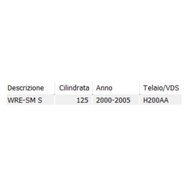 Coppia adesivi forcellone Husqvarna WRE 125 anno 2000 - 80A094242 - Foto 2