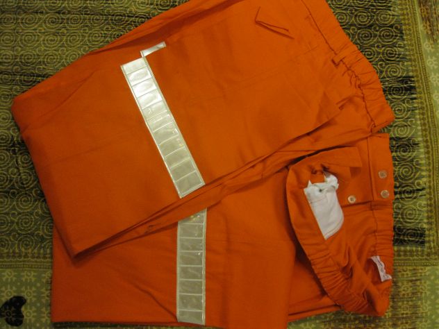 DUE PANTALONI FLOWER GLOVES Alta Visibilità Tg. 58 (NUOVI)