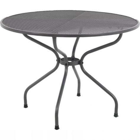 MWH Tavolo lamiera stirata tondo ø 105 cm