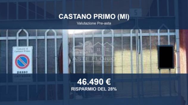 Immobile in asta di 99 m², box auto in vendita a Castano Primo