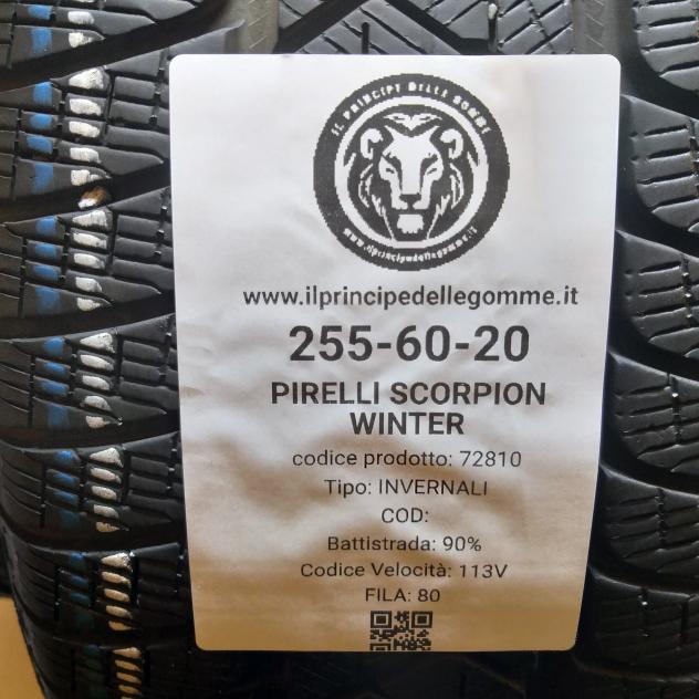 4 GOMME 255 60 20 PIRELLI A72810 - Foto 2