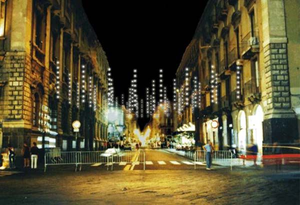 Luminarie Natalizie effetto pioggia - Foto 3