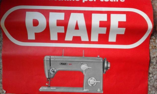 Manifesto anni 60 nuovo pubblicitario PFAFF macchine da cucire - Foto 2