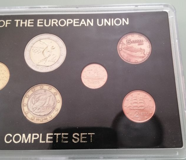 Set Completo di Monete Greche Euro 2002 - 2006 - 8pz - Foto 5