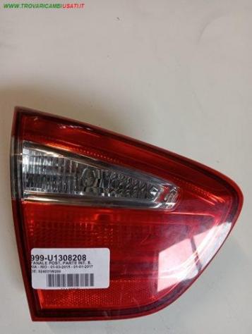 FANALE POST. PARTE INT. S.  999-U1308208 Parti elettriche  Fanaleria  Fanali  Fanale post. sx. KIA - RIO - 01-03-2015 - 01-01-2017