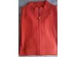 CARDIGAN DA UOMO IN COTONE COLOR CORALLO