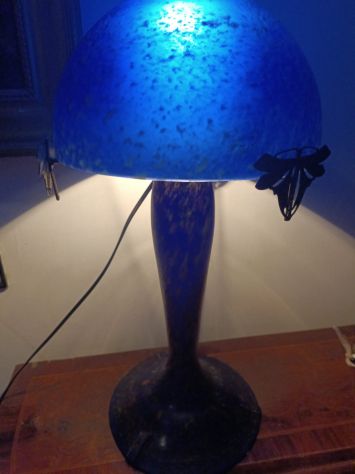 Lampada liberty francese pasta di vetro - Foto 5