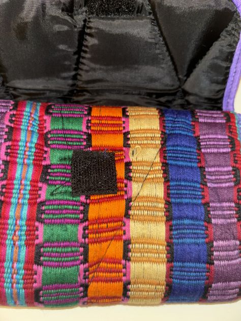 UN PORTAFOGLIO NUOVO CHE DIVENTA ANCHE BORSA PICCOLA POCHETTE UNISEX ETNICO IN S - Foto 8