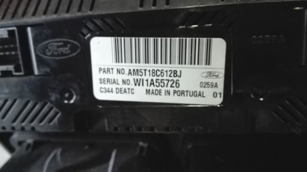 Comandi climatizzatore Ford C-Max del 2014 (AM5718C612BJ) - Foto 4