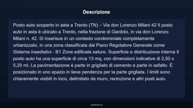 Immobile in asta di 13 m² in vendita a Trento - Foto 6