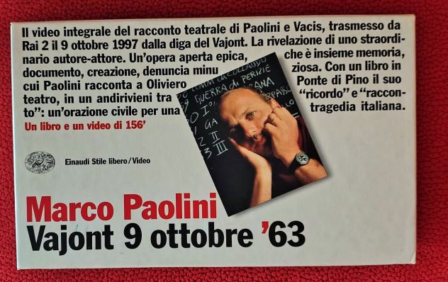 Libro+Video: Vajont 9 Ottobre '63-Marco Paolini-Einaudi - Foto 5