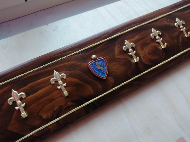Portacalendari POLIZIA STRADALE Porta Calendario P.S. QUESTURA Metallo Legno Mas - Foto 10