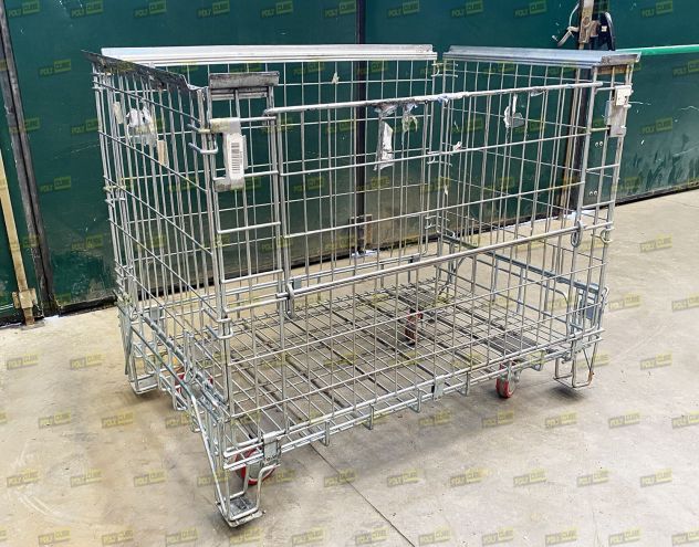 Ceste o contenitori retati con ruote - carrelli usati