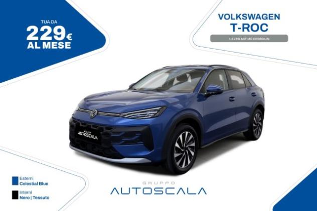 VOLKSWAGEN T-Roc 1.5 eTSI ACT 150 CV DSG Life rif. 24214798