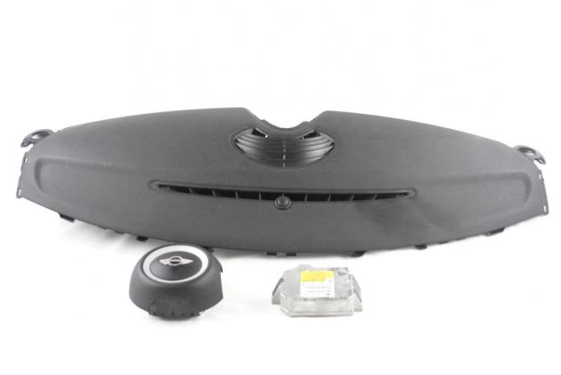 65773454345 KIT AIRBAG MINI COOPER CABRIO R57 1.6 B 88KW 6M 2P (2009) RICAMBIO USATO CON CENTRALINA AIRBAG, AIRBAG VOLANTE, AIRBAG PASSEGGERO 27576650