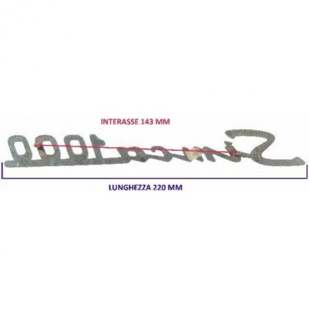 Emblema Targhetta auto Simca 1000 - Foto 2