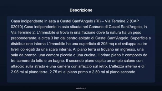 Immobile in asta di 205 m² con più di 5 locali in vendita a Castel Sant'Angelo - Foto 18