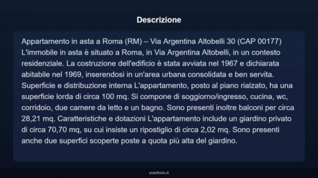 Immobile in asta di 100 m² in vendita a Roma - Foto 3