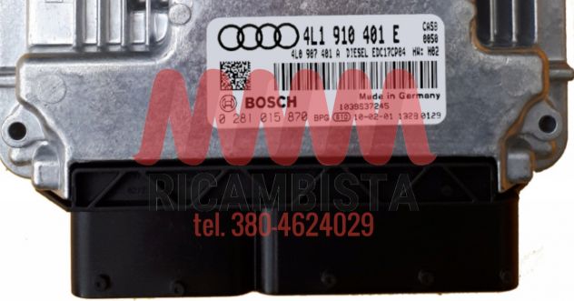 4L1910401EAudi Q7 3.0 centralina motore Bosch 0281015870