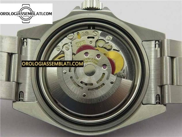 Rolex Replica SUBMARINER 16610 LV KERMIT VERDE ACCIAIO 904L 1:1 MIGLIOR EDIZIONE SU BRACCIALE SS SH3135 - Foto 13