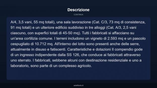 Immobile in asta di 265 m² in vendita a Sant'Antioco - Foto 5