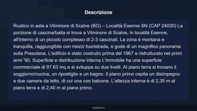Immobile in asta di 97 m² in vendita a Vilminore di Scalve - Foto 11