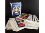 Carte da gioco Roulette  Esacolor Pronostigramma Newman  Modiano  fine anni 60,