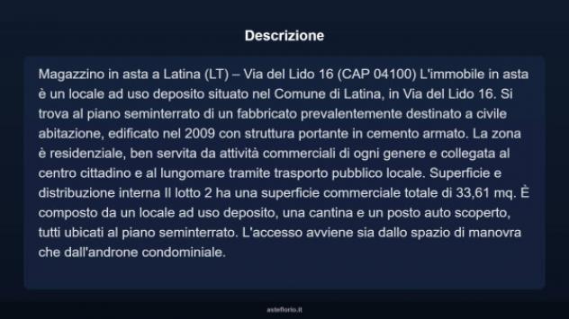 Immobile in asta di 33 m² in vendita a Latina - Foto 4