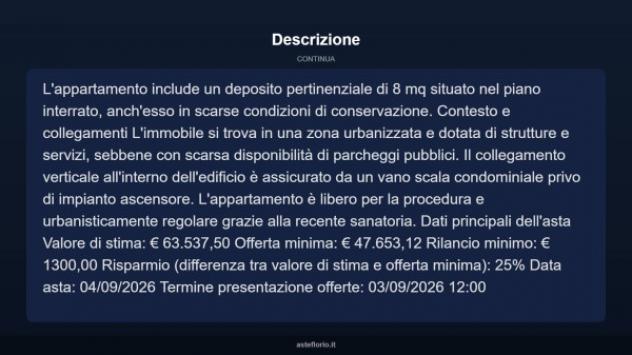 Immobile in asta di 59 m² in vendita a Trani - Foto 18