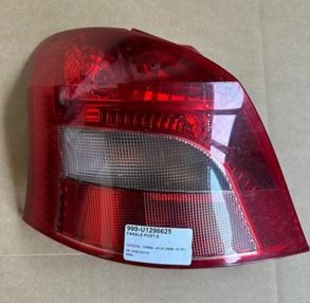 FANALE POST.S. 999-U1296625 Parti elettriche  Fanaleria  Fanali  Fanale post. sx. TOYOTA - YARIS - 01-01-2006 - 01-01-2009