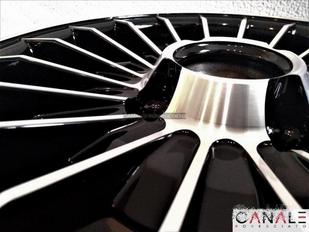 Cerchi grifo 4,5x 12 4x98 neri bianchi fiat 126 - Foto 10