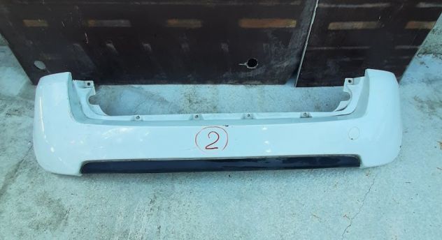 PARAURTI POSTERIORE COMPLETO PER FIAT Multipla 2° Serie 735353867 (04 ) bianco - Foto 3