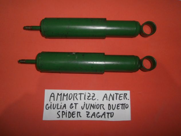 COPPIA AMMORTIZZATORI ANTERIORI ALFA GIULIA 105 JUNIOR 1300 1600 DUETTO SPIDER - Foto 2