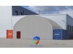 tunnel Tendoni  tra Containers  10 x 6 x 6,2 mt. con testate da ambo i Timpani