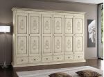 Armadio 6 ante 6 cassetti laccato decorato cod 7021