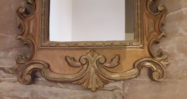 Specchio con cornice dorata - Foto 9